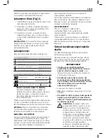 Preview for 127 page of DeWalt DCS350 Original Instructions Manual