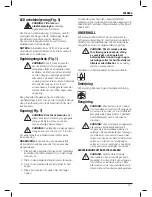 Preview for 143 page of DeWalt DCS350 Original Instructions Manual