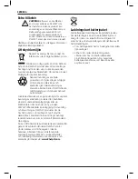 Preview for 144 page of DeWalt DCS350 Original Instructions Manual