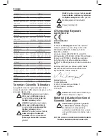 Preview for 146 page of DeWalt DCS350 Original Instructions Manual