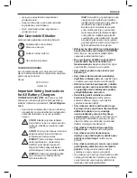 Preview for 149 page of DeWalt DCS350 Original Instructions Manual