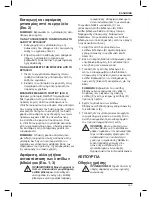 Preview for 167 page of DeWalt DCS350 Original Instructions Manual