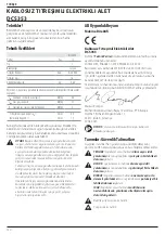 Предварительный просмотр 132 страницы DeWalt DCS353 Original Instructions Manual