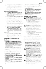 Preview for 5 page of DeWalt DCS376 Instruction Manual