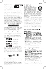 Preview for 7 page of DeWalt DCS376 Instruction Manual