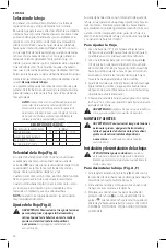 Preview for 38 page of DeWalt DCS376 Instruction Manual