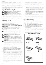 Предварительный просмотр 40 страницы DeWalt DCS377 Original Instructions Manual