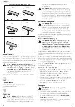 Предварительный просмотр 66 страницы DeWalt DCS377 Original Instructions Manual