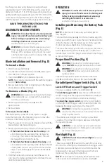 Preview for 11 page of DeWalt DCS382 Instruction Manual