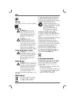 Preview for 16 page of DeWalt DCS387 Original Instructions Manual