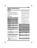 Preview for 109 page of DeWalt DCS387 Original Instructions Manual