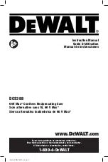 DeWalt DCS388T1 Instruction Manual preview