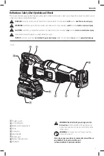 Preview for 3 page of DeWalt DCS388T1 Instruction Manual