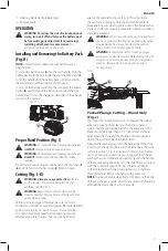 Preview for 11 page of DeWalt DCS388T1 Instruction Manual