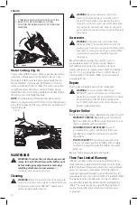 Preview for 12 page of DeWalt DCS388T1 Instruction Manual