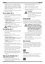 Preview for 12 page of DeWalt DCS388T2 Original Instructions Manual