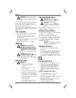 Preview for 46 page of DeWalt DCS391 Original Instructions Manual