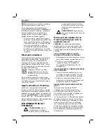 Preview for 192 page of DeWalt DCS391 Original Instructions Manual