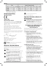 Preview for 18 page of DeWalt DCS396 Original Instructions Manual