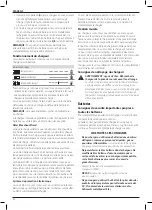 Предварительный просмотр 54 страницы DeWalt DCS396 Original Instructions Manual