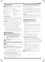 Preview for 57 page of DeWalt DCS396 Original Instructions Manual