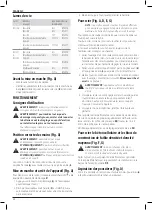 Preview for 58 page of DeWalt DCS396 Original Instructions Manual