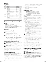 Preview for 80 page of DeWalt DCS396 Original Instructions Manual