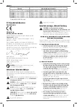 Preview for 114 page of DeWalt DCS396 Original Instructions Manual