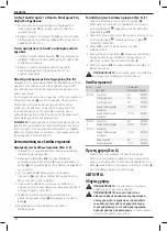 Preview for 142 page of DeWalt DCS396 Original Instructions Manual