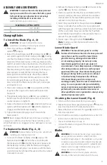 Preview for 13 page of DeWalt DCS512 Instruction Manual