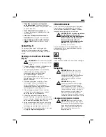 Preview for 13 page of DeWalt DCS551 Original Instructions Manual