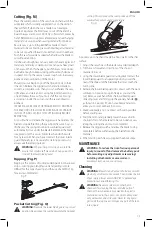 Preview for 15 page of DeWalt DCS570 Instruction Manual