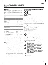 Предварительный просмотр 123 страницы DeWalt DCS572 Instructions Manual