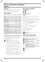 Предварительный просмотр 154 страницы DeWalt DCS572 Instructions Manual