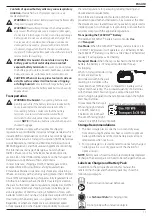 Preview for 13 page of DeWalt DCS573 GB Original Instructions Manual