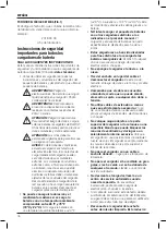 Preview for 78 page of DeWalt DCS575 Original Instructions Manual