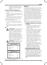 Preview for 127 page of DeWalt DCS575 Original Instructions Manual