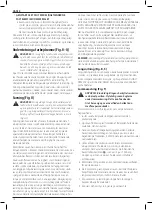 Preview for 20 page of DeWalt DCS577 Original Instructions Manual