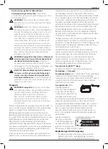 Preview for 29 page of DeWalt DCS577 Original Instructions Manual