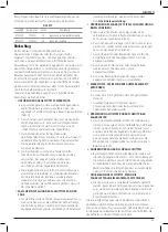 Preview for 35 page of DeWalt DCS577 Original Instructions Manual