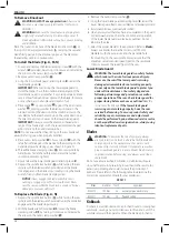 Preview for 48 page of DeWalt DCS577 Original Instructions Manual