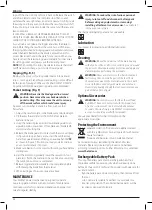 Preview for 50 page of DeWalt DCS577 Original Instructions Manual