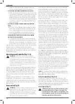 Preview for 138 page of DeWalt DCS577 Original Instructions Manual