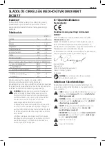 Preview for 153 page of DeWalt DCS577 Original Instructions Manual