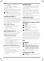 Preview for 162 page of DeWalt DCS577 Original Instructions Manual