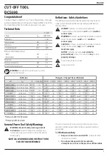 Предварительный просмотр 5 страницы DeWalt DCS690N Manual