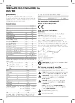 Предварительный просмотр 58 страницы DeWalt DCS7485 Original Instructions Manual