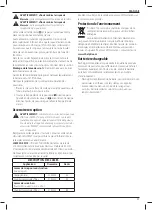 Предварительный просмотр 91 страницы DeWalt DCS7485 Original Instructions Manual