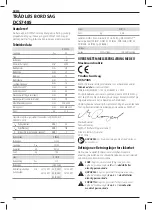 Предварительный просмотр 126 страницы DeWalt DCS7485 Original Instructions Manual