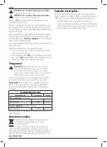 Предварительный просмотр 140 страницы DeWalt DCS7485 Original Instructions Manual